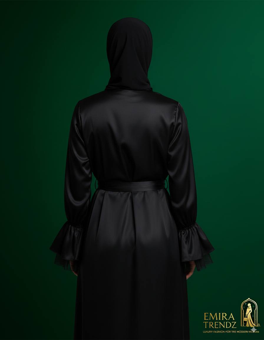 "The Royal Dignity Abaya: Where Grace Meets Grandeur"