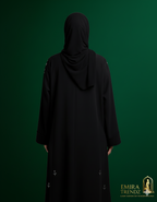 The Shimmering Anchor Abaya: Where Sparkle Meets Steadfast Style