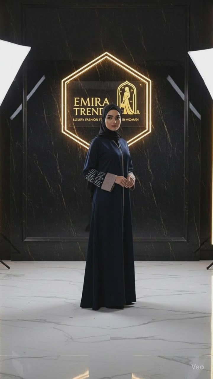 The Royal Marina Abaya: A Symphony of Elegance & Modernity